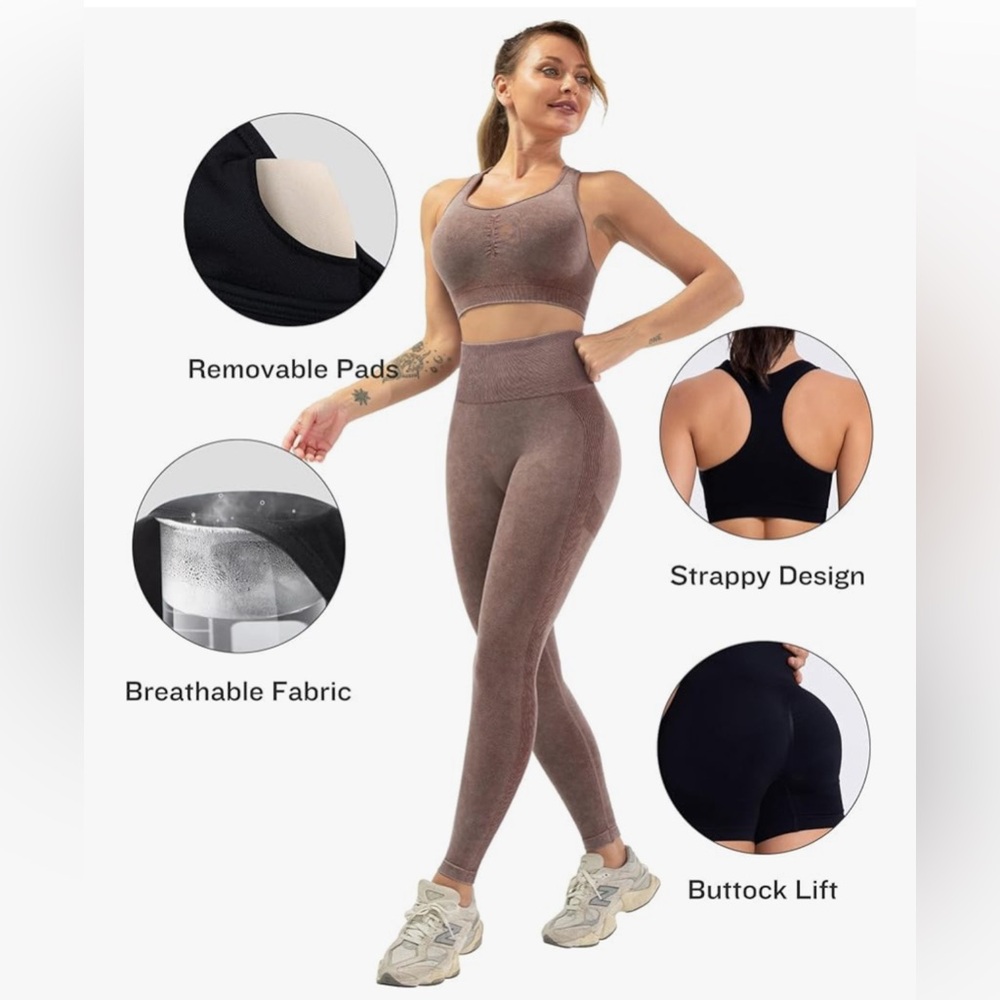 Brown High-Waisted Leggings New with outtag